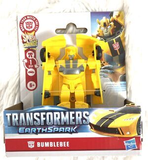 Transformers Earthspark Shash to Change Bumblebee 4.5" Action Figure Yellow